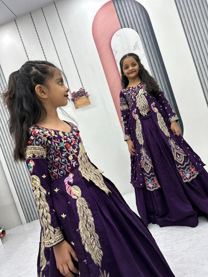 Kids cute peacock Desginer sets