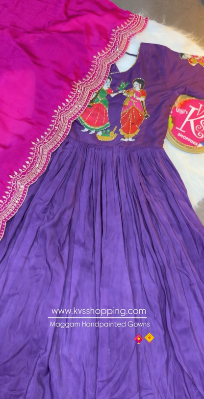 Sankranthi special Maggam Classic Gowns