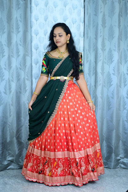 Pure Maggam Lehengas Paithani festival