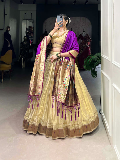 Paithani lehenga set for classy look