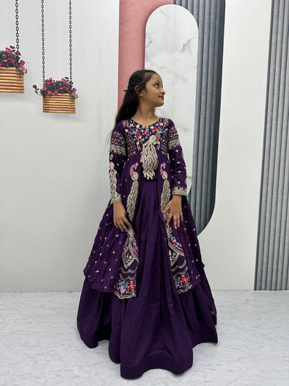 Kids cute peacock Desginer sets