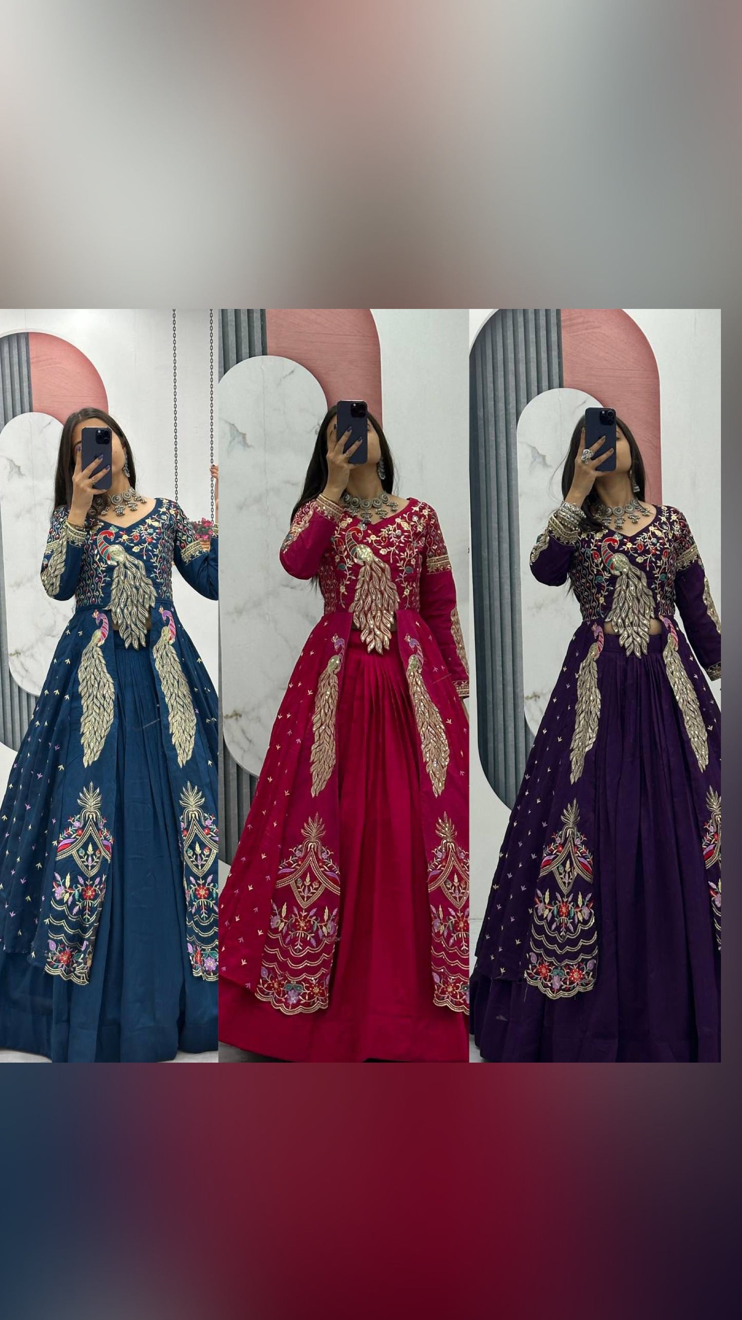 Big Boss, peacock  Degsiner Lehenga