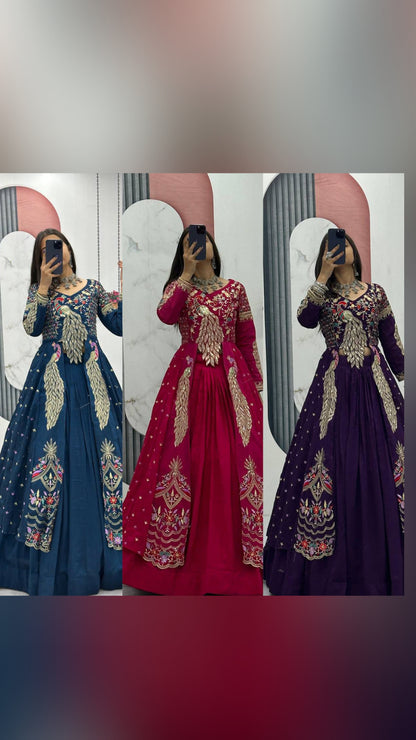 Big Boss, peacock  Degsiner Lehenga