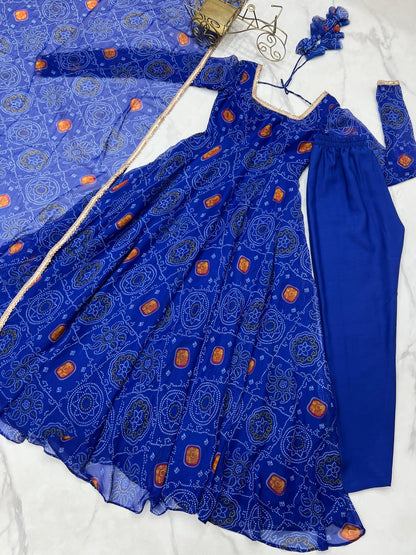 Full long frocks/ gowns chiffon
