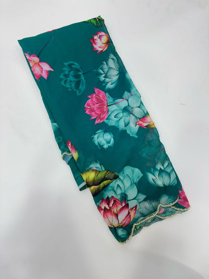 Tulips Georgette Sarees