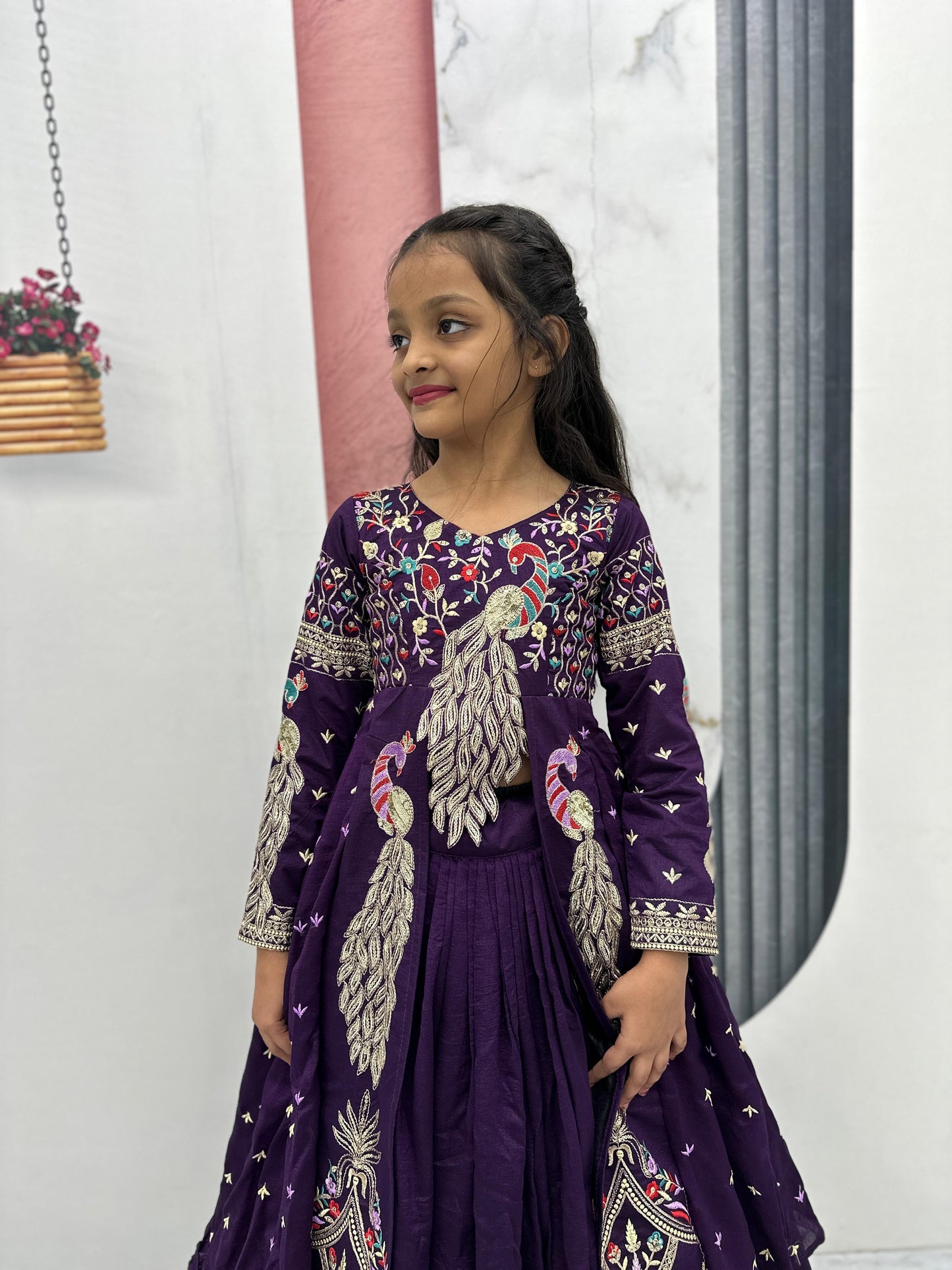 Kids cute peacock Desginer sets