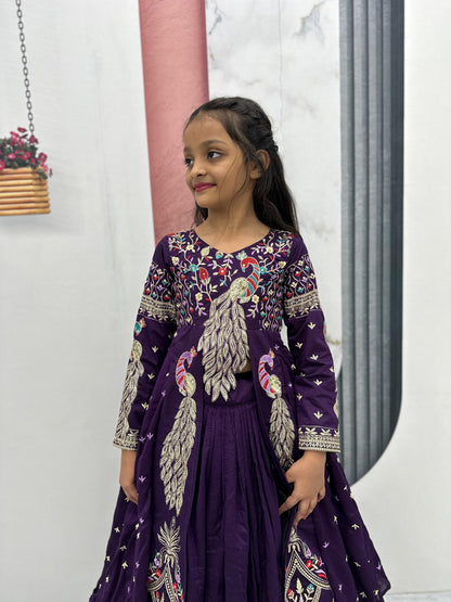 Kids cute peacock Desginer sets