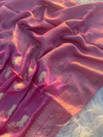 Mushroo pure Pichiwai Classic sarees