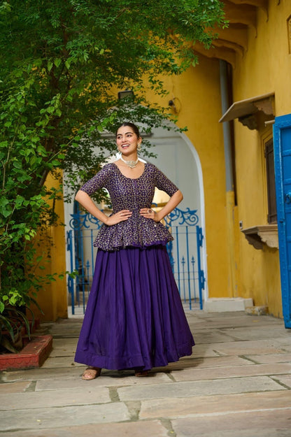 Peplum twril magic lehenga sets for Dancing
