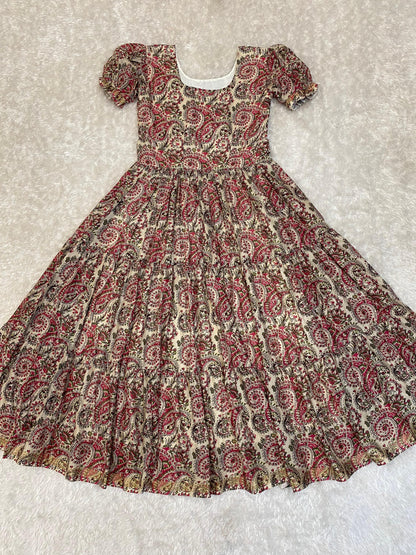Cotton Silk Printed Gowns