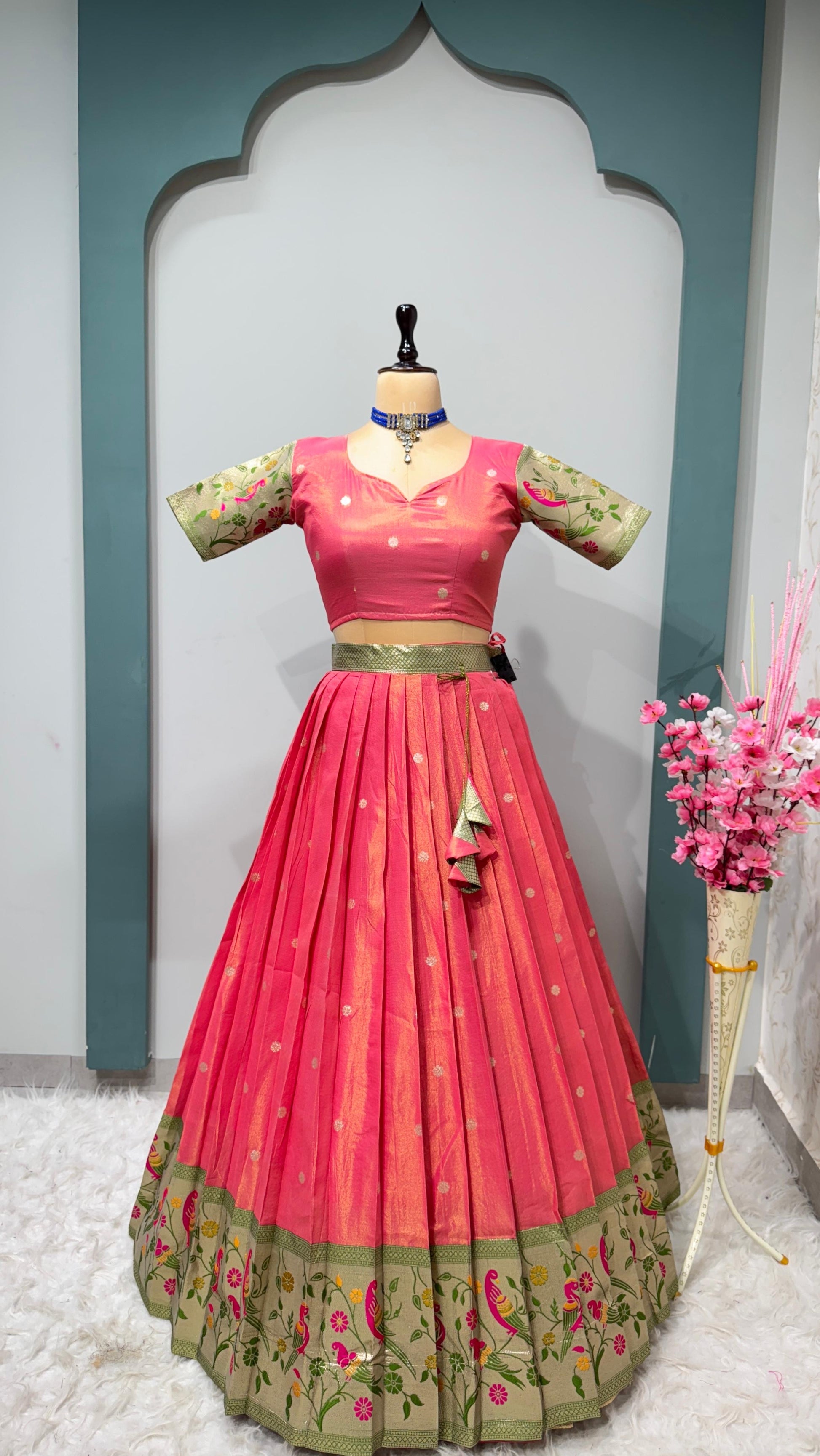 Paithani Lehenga's Sets KVS FASHION BOUTIQUE Paithani Lehenga's Sets KVS FASHION BOUTIQUE