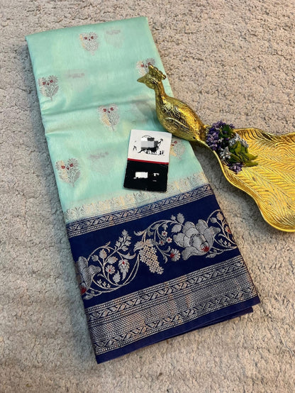 Festival Classic Raw Mango Trendy Saree