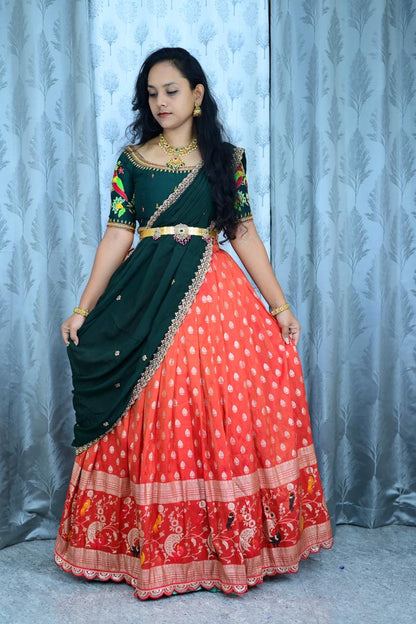 Pure Maggam Lehengas Paithani festival