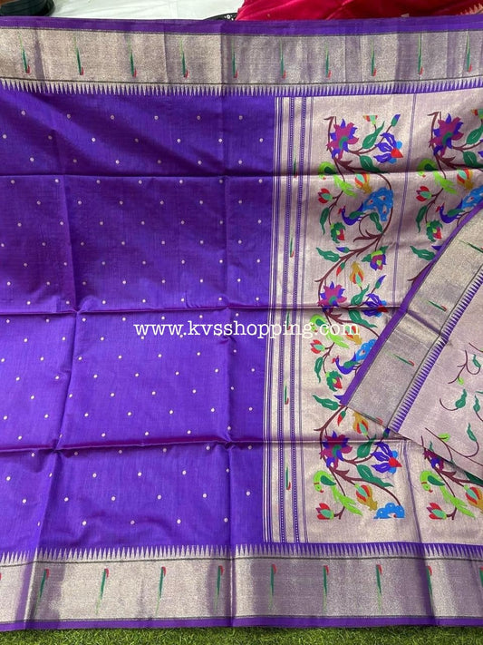 Meena Paithani  Traditional Muniya sarees Classic (Celebrate inspired)