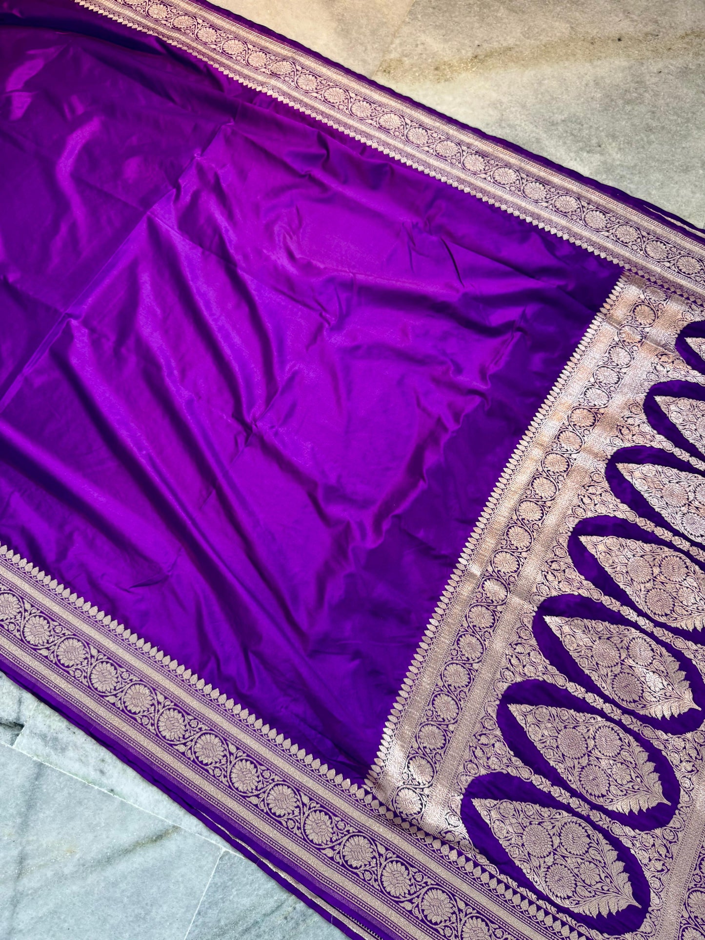 Pure Mashru  Banarasi saree for festival