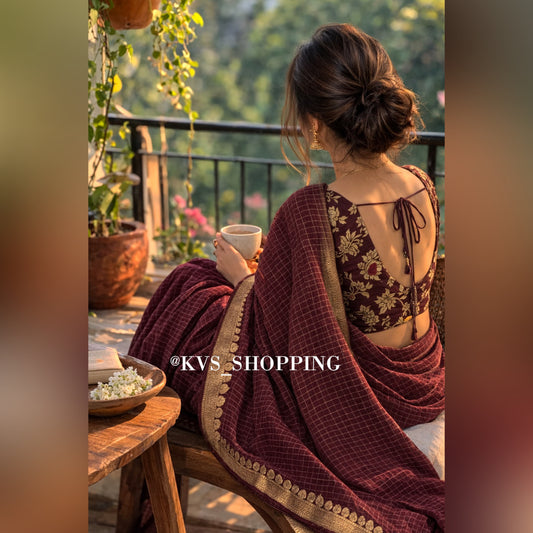 Budget viscose Georgette menakari saree