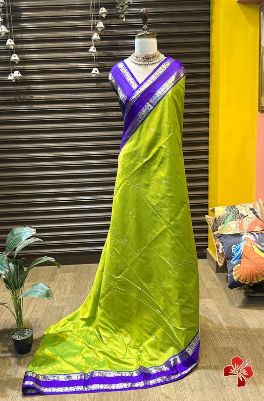 Sankranthi special semi pattu style vintage saree