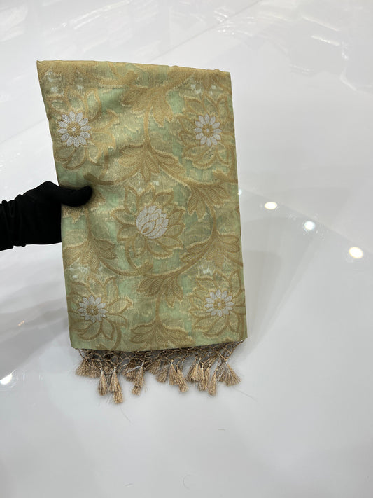 Classic Banarasi saree with rich weaving