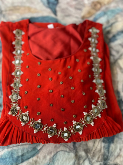 Maggam work Gown