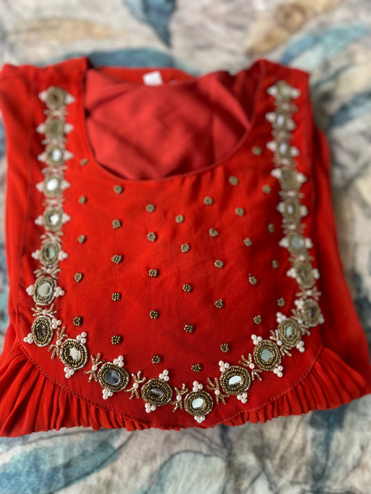 Maggam work Gown