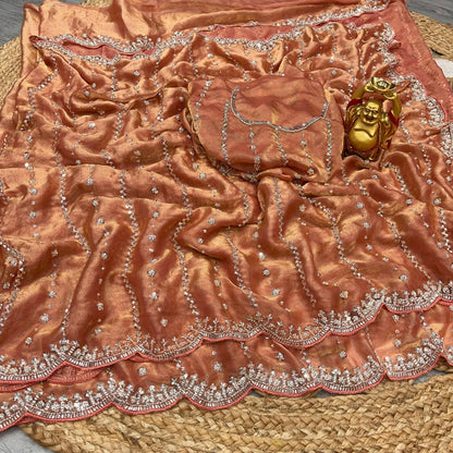 Glamour Trending Handwork luxe  sarees