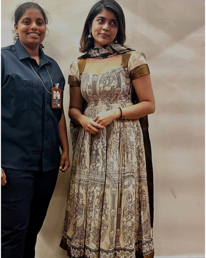 Rithu Choudhary inspired Kalamkari gown