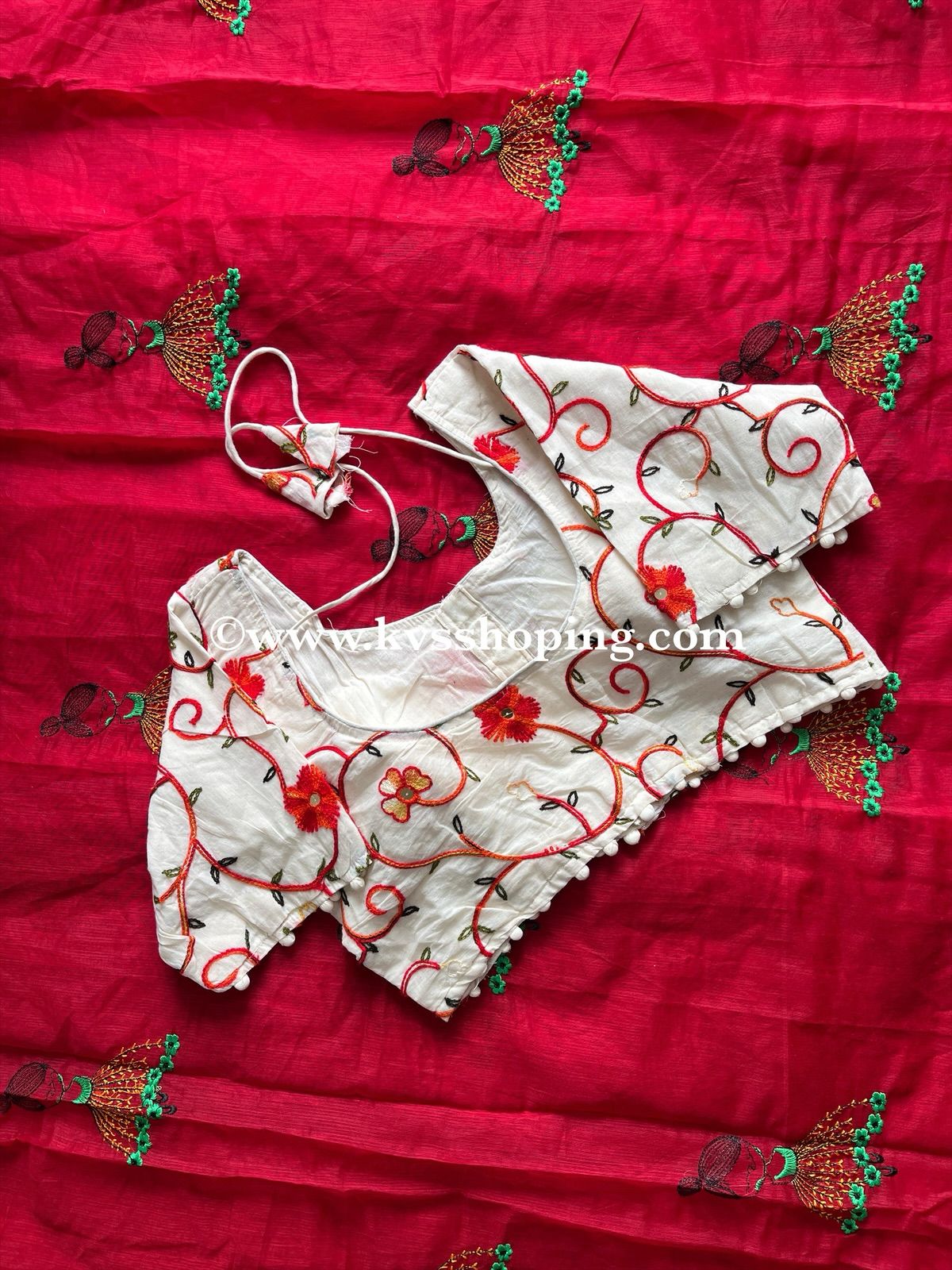 Premium Chanderi Saree with stitched Blouse (Celebrate inspired)