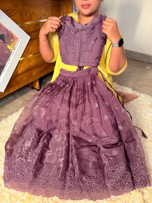 Kids Croptop Cute Wear Instgram Viral Sets