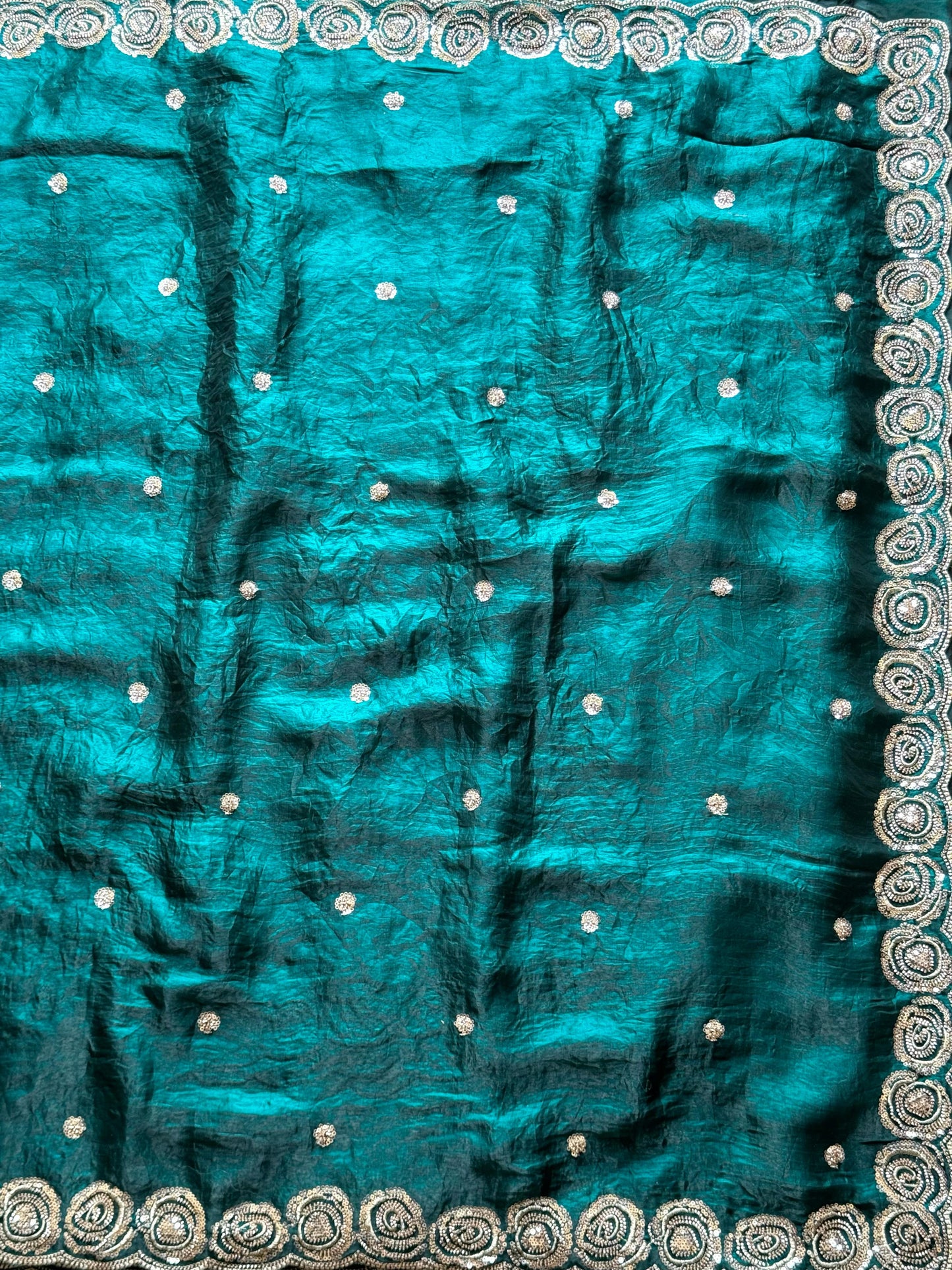 Luxe Saree With Stitched blouse space silk saree