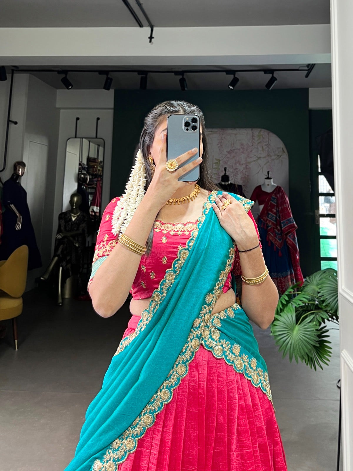 Festival Wibe lehengas vichitra silk  work