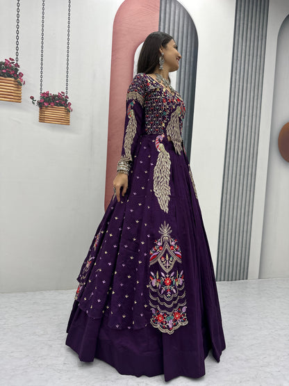 Partywear Set – Top, Lehenga & Shrug For Diwali 🍂