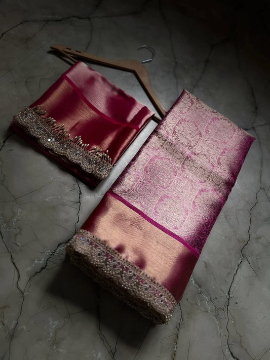 Traditional Handloom soft Banarasi Classic sarees