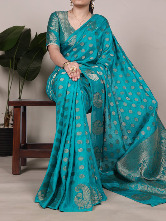 Zari weaving Trendy Budget sarees