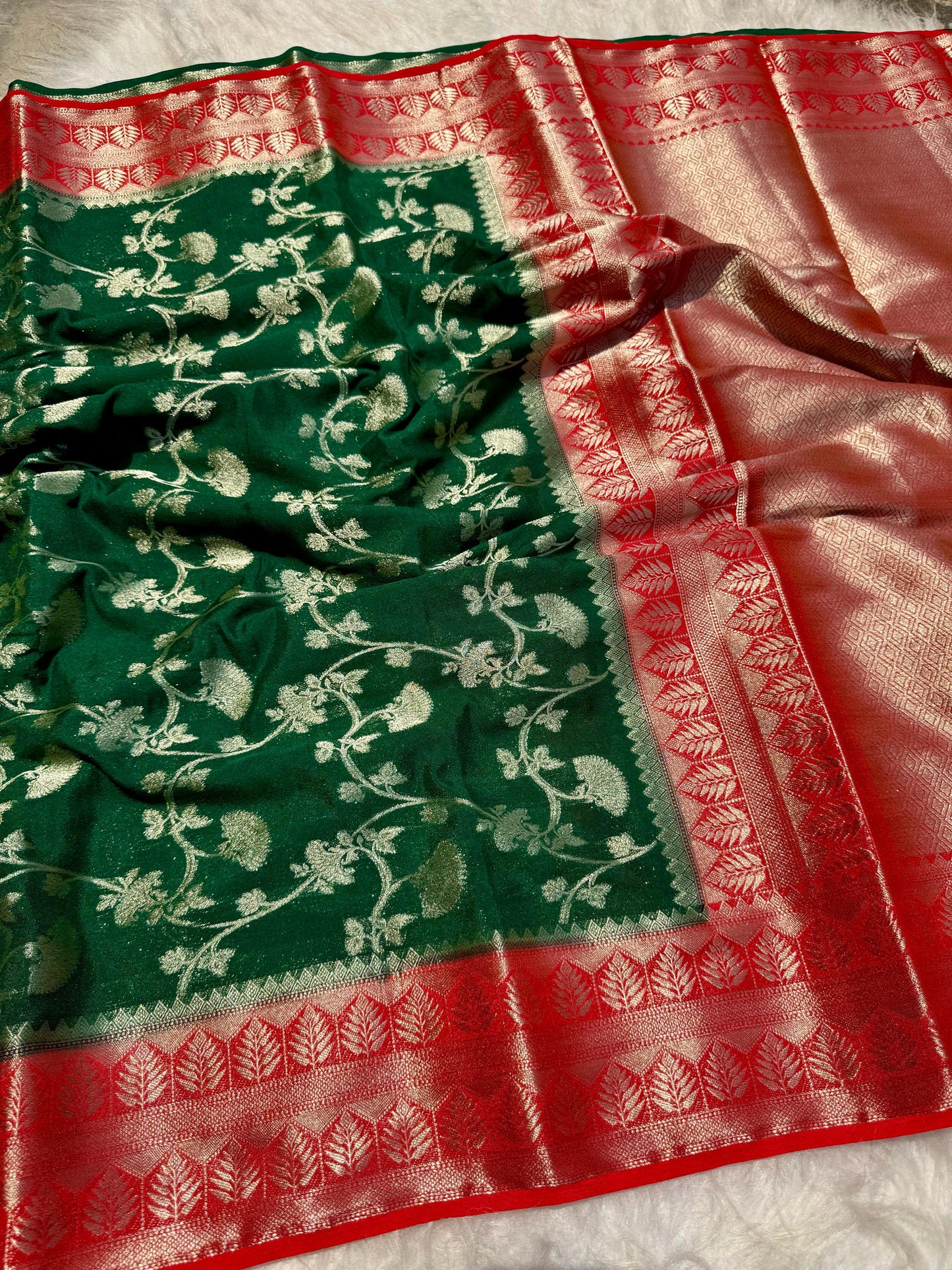 Handloom katan soft Georgette classy sarees