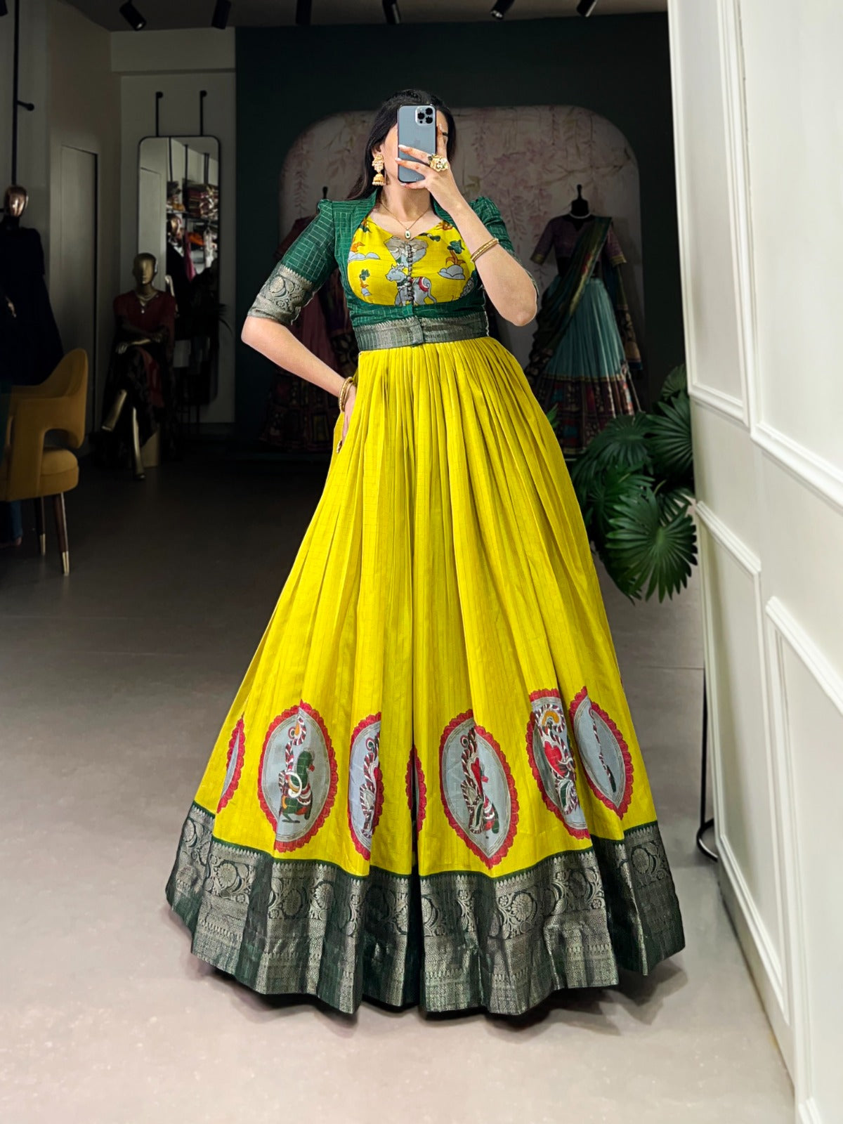Gown with Koti (2 in Use Gowns )