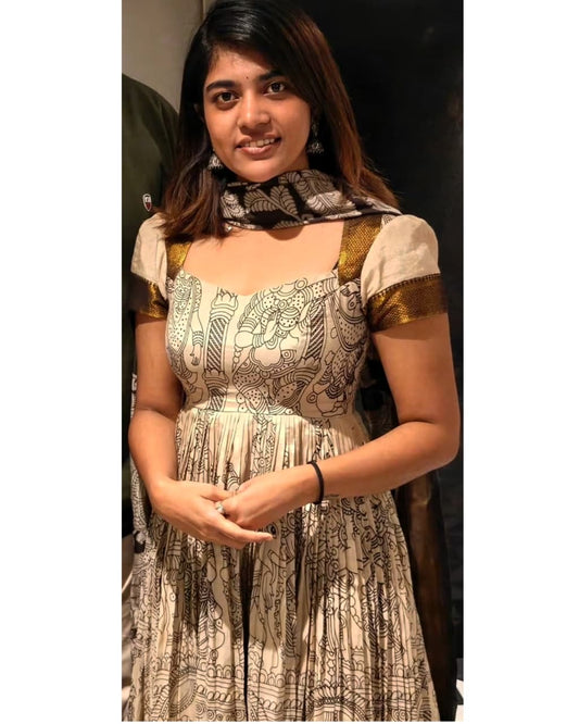 Rithu Choudhary inspired Kalamkari gown