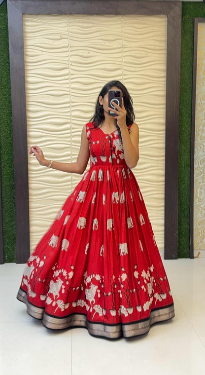 2 in one Use Pichwai Gowns