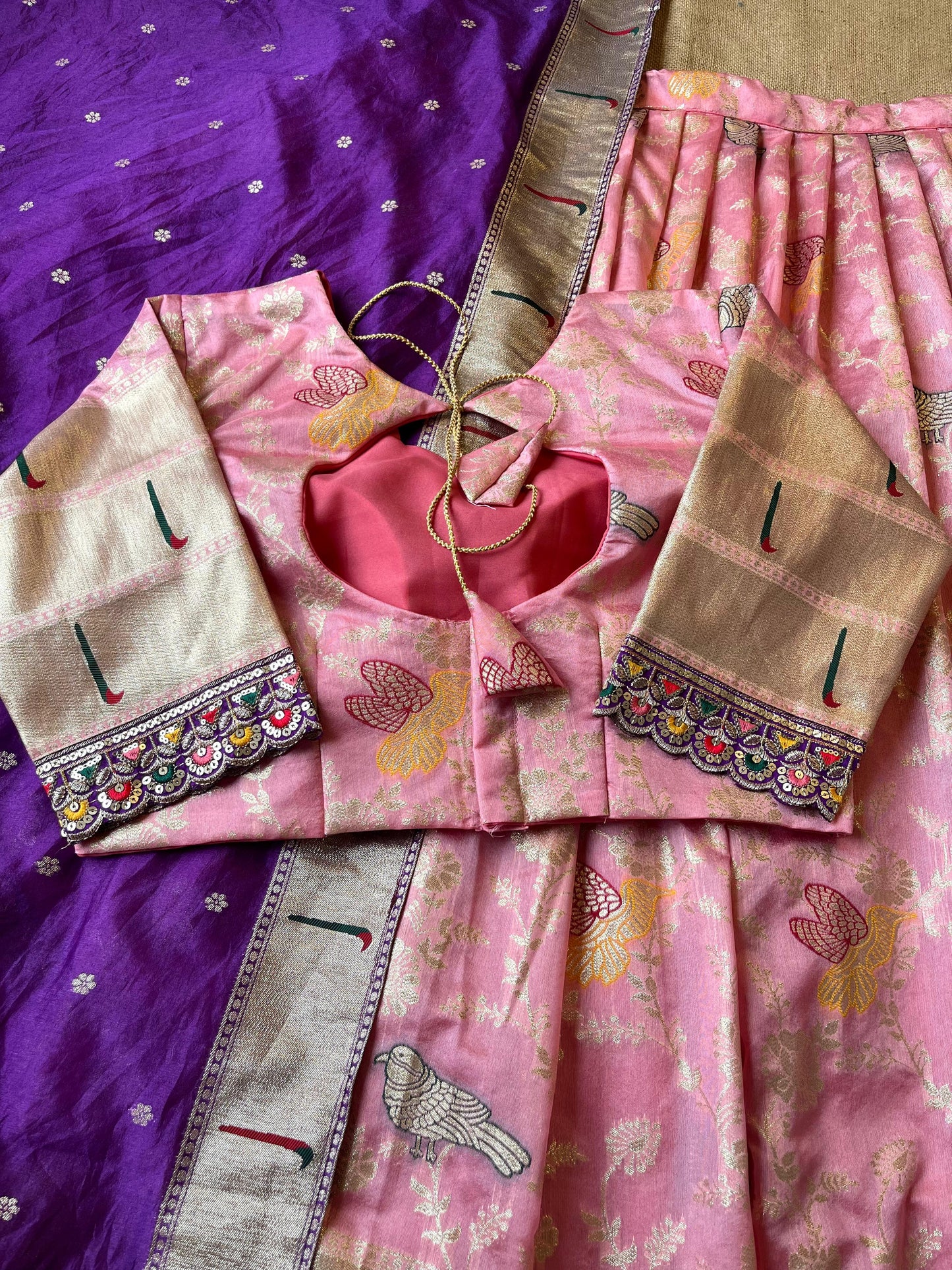 Muniya New Colours Paithani Lehenga