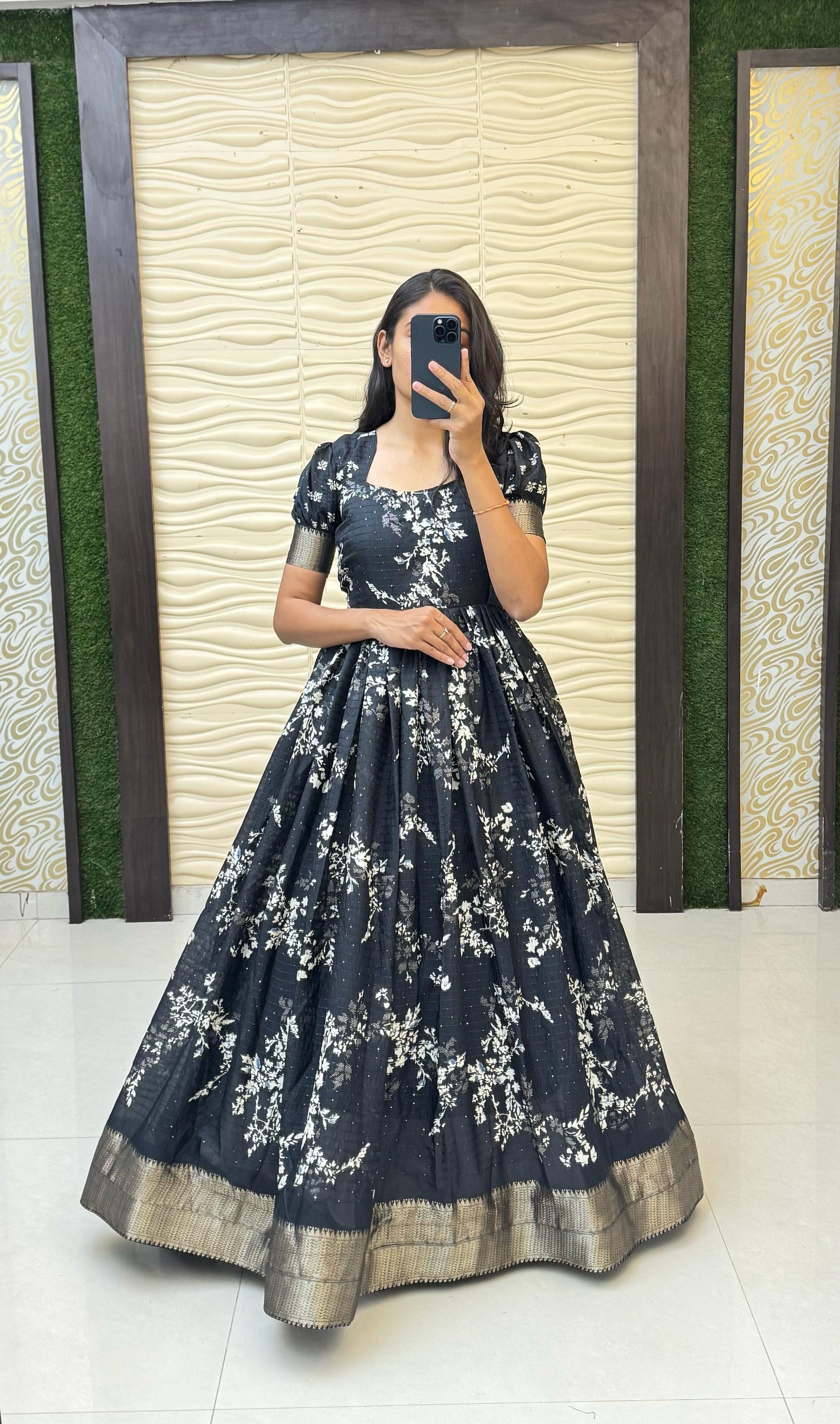 Dola silk fully stitched Wedding gowns