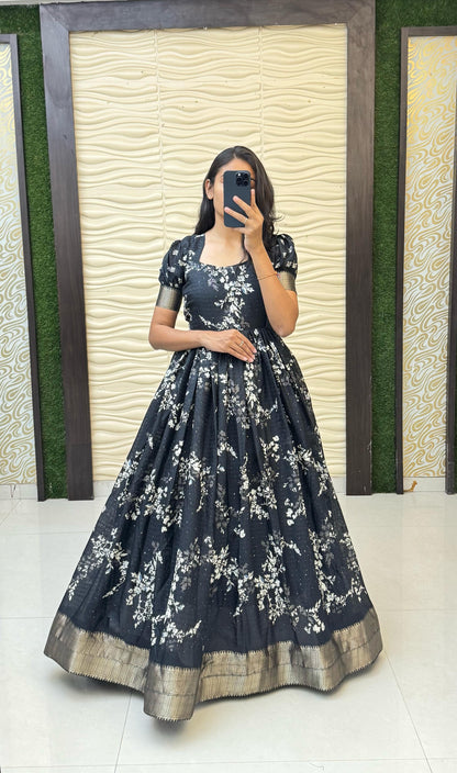 Dola silk fully stitched Wedding gowns