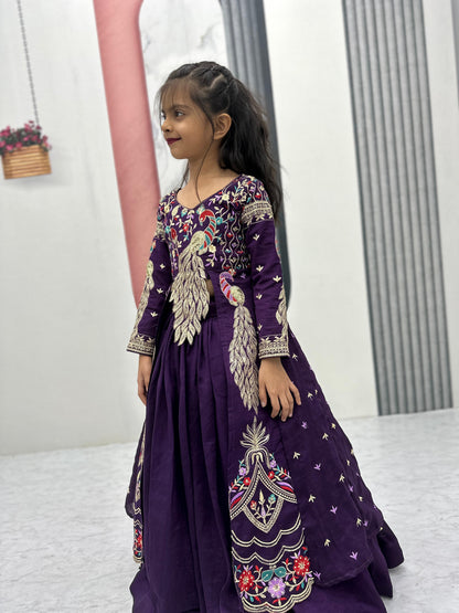 Kids cute peacock Desginer sets