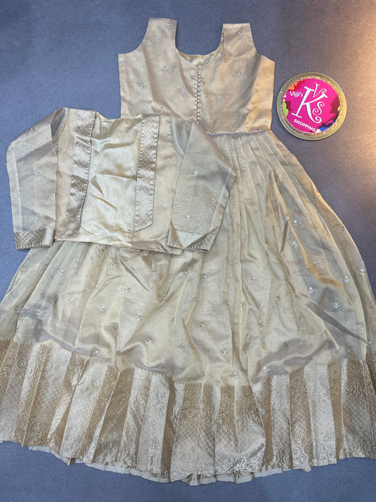 2 In on Gold Banarsi  Classic Gowns