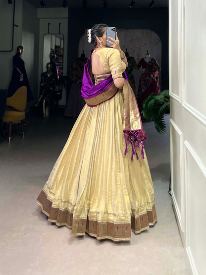 Paithani lehenga set for classy look