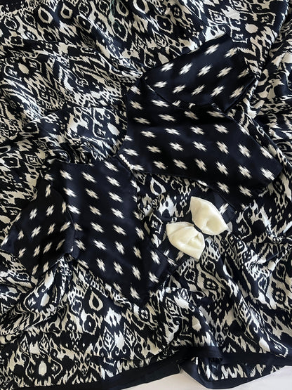 Satin Silk Stitched Blouse