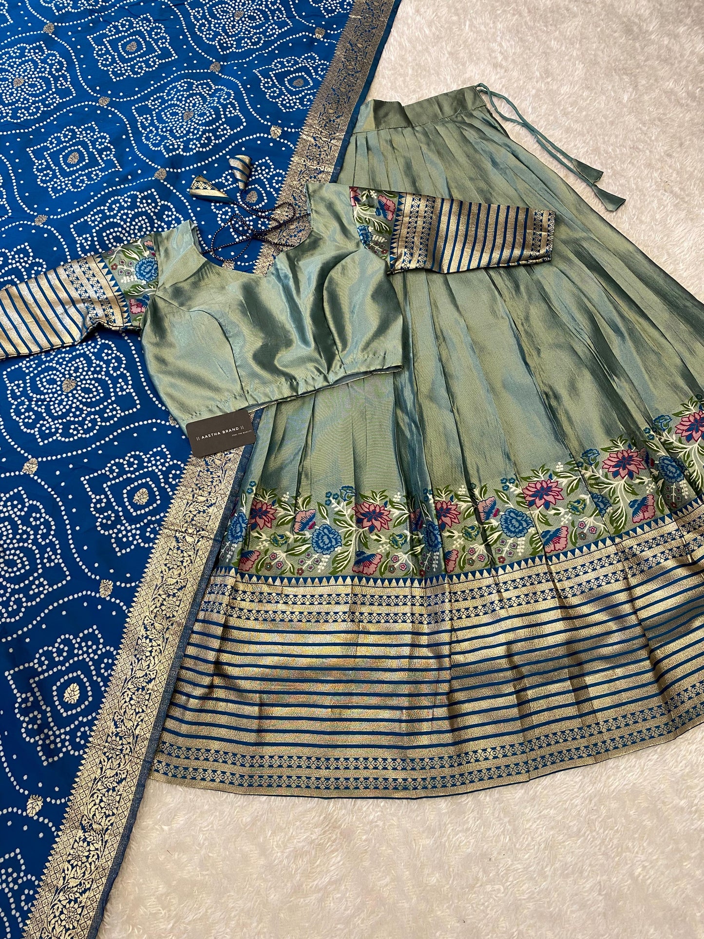 Tissue Paithani Desginer Lehenga