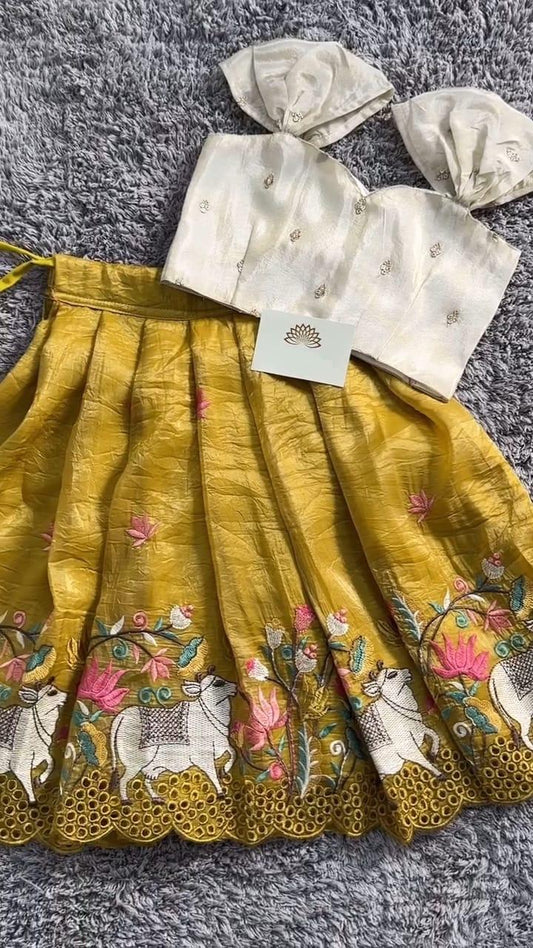 Kids fendy Lehenga sets