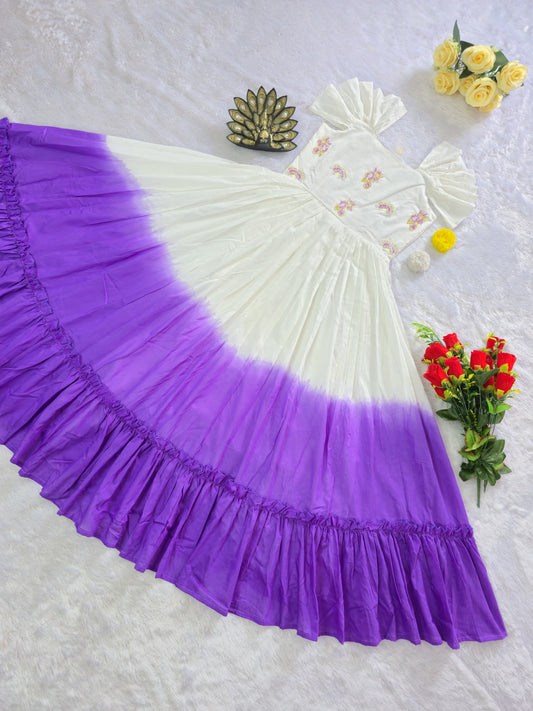 Duel Shade Maggam gowns