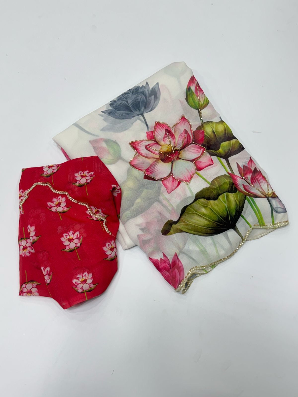 Tulips Georgette Sarees