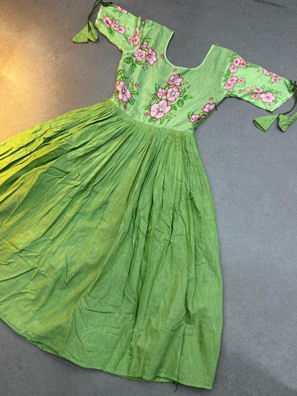 Café /Night Party Mull mull Cotton gowns