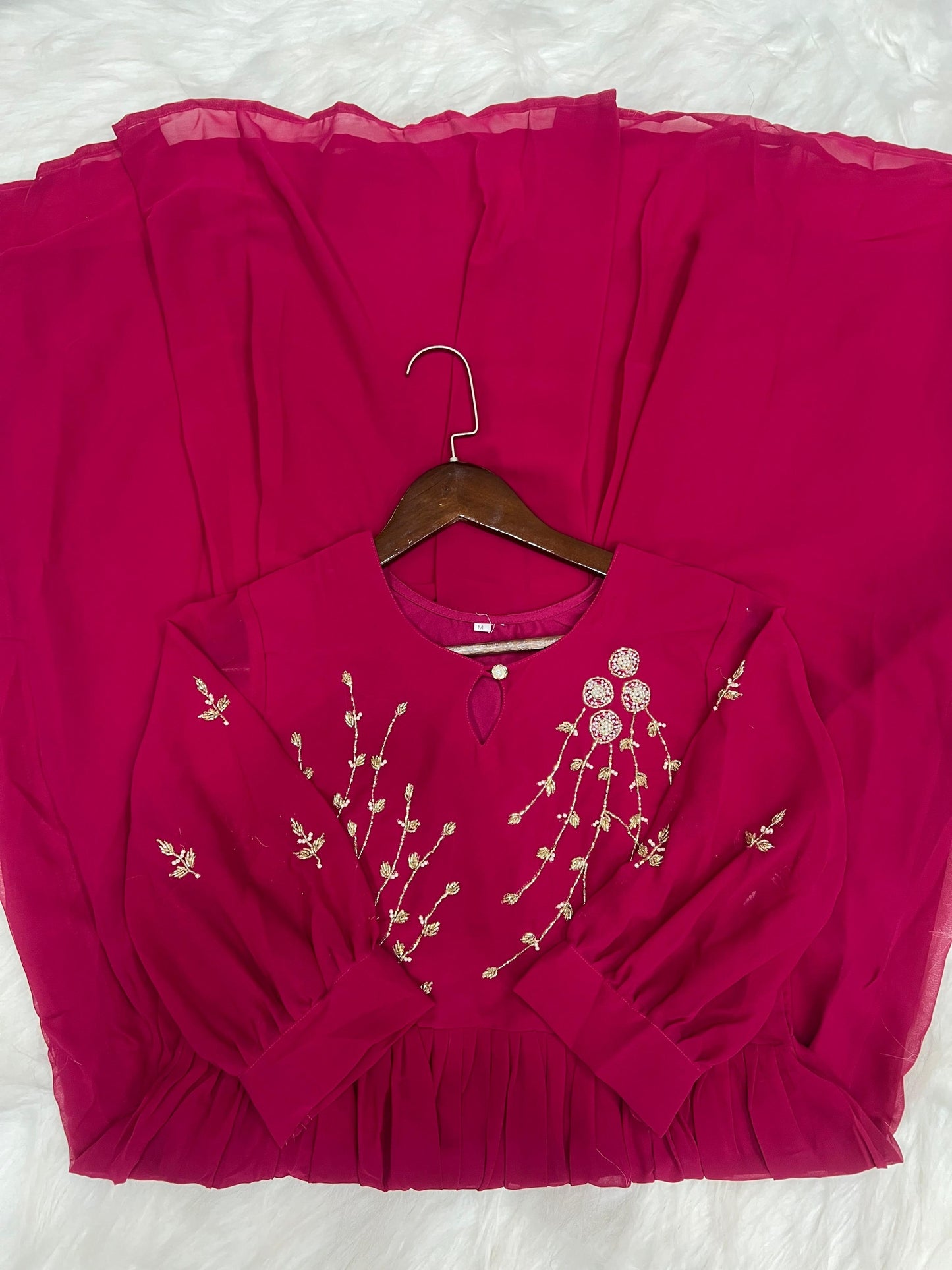 Georgette handwork kurtis